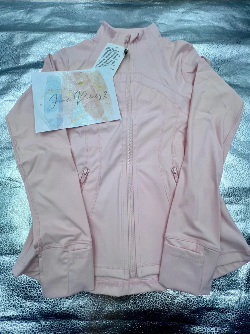 Lululemon Milk Pink 3 Piece: Bra, Jacket, Leggings